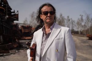 Попадюк посвятил свое выступление годовщине освобождения Бучи, Гостомеля и Ирпеня