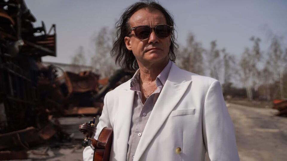 Попадюк посвятил свое выступление годовщине освобождения Бучи, Гостомеля и Ирпеня