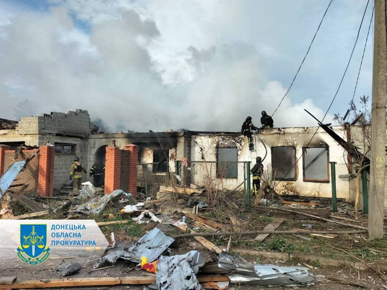 В Покровске от российских обстрелов пострадала семья, есть разрушения, сообщили в прокуратуре