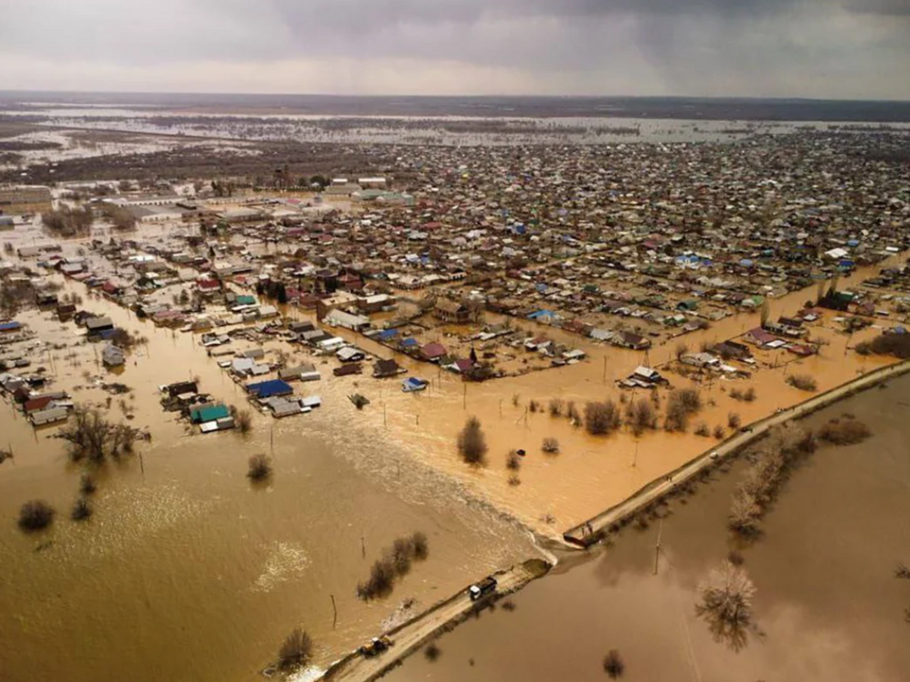 Уровень воды в Орске продолжает подниматься