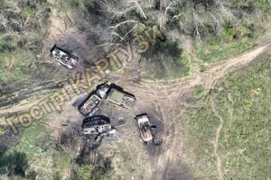 У Нацгвардії розповіли, що було знищено чотири БМП і "Урал" окупантів