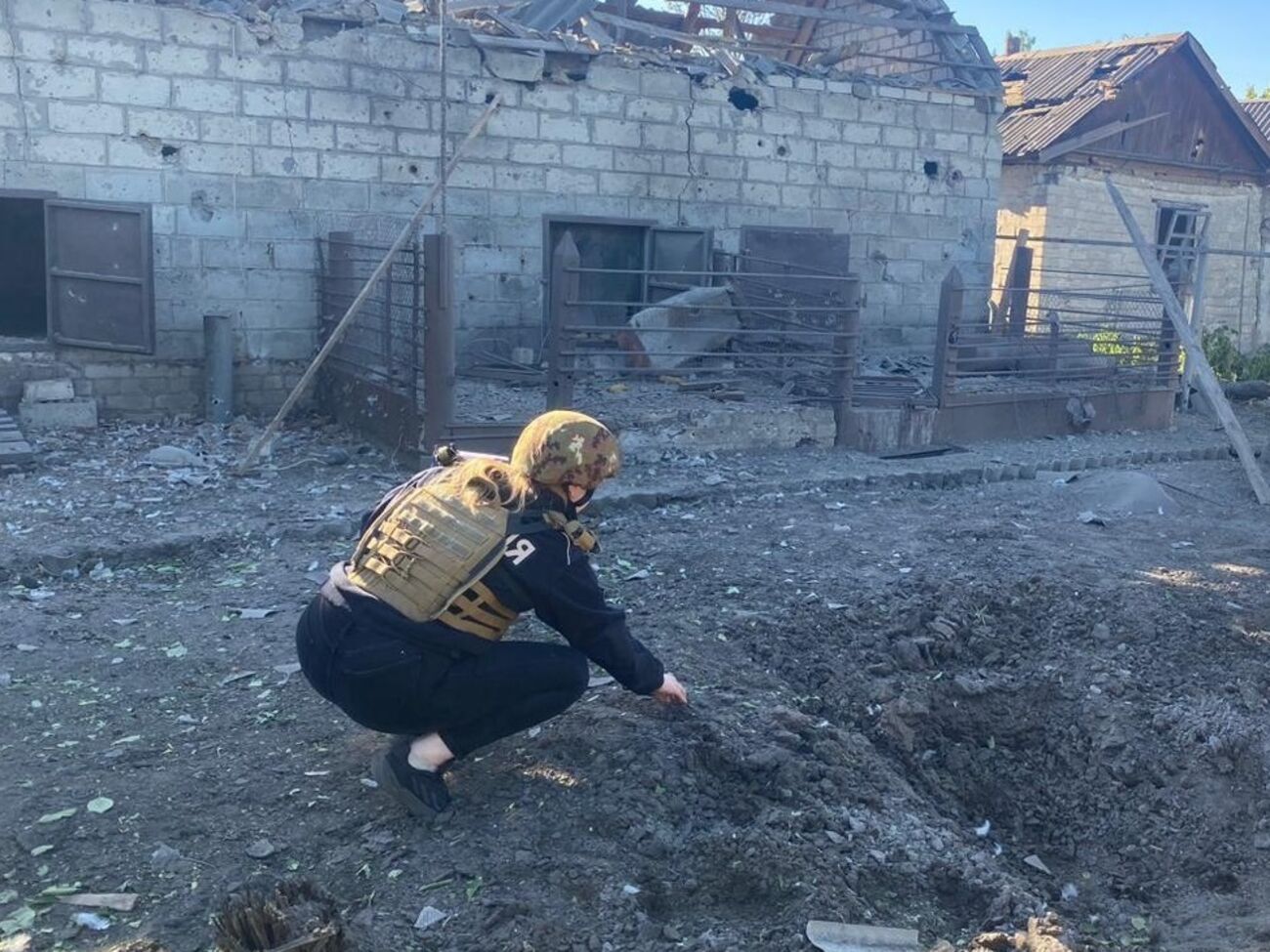 У поліції зазначили, що загарбники завдавали прицільних ударів по українських правоохоронцях
