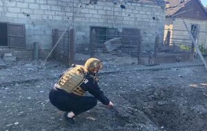 У поліції зазначили, що загарбники завдавали прицільних ударів по українських правоохоронцях