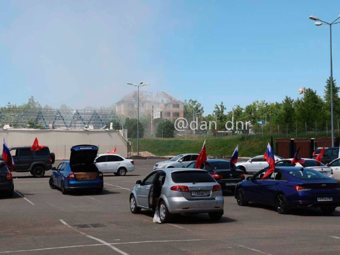 Удар припав по ресторану й парковці