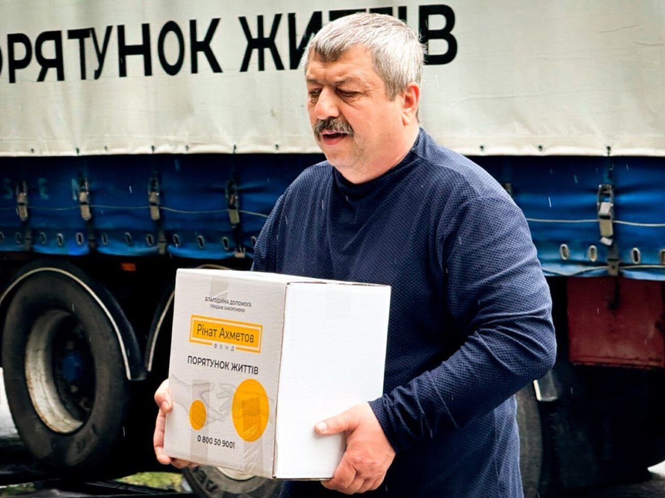 Із 2014 року Фонд передав для жителів України 13 млн продуктових наборів