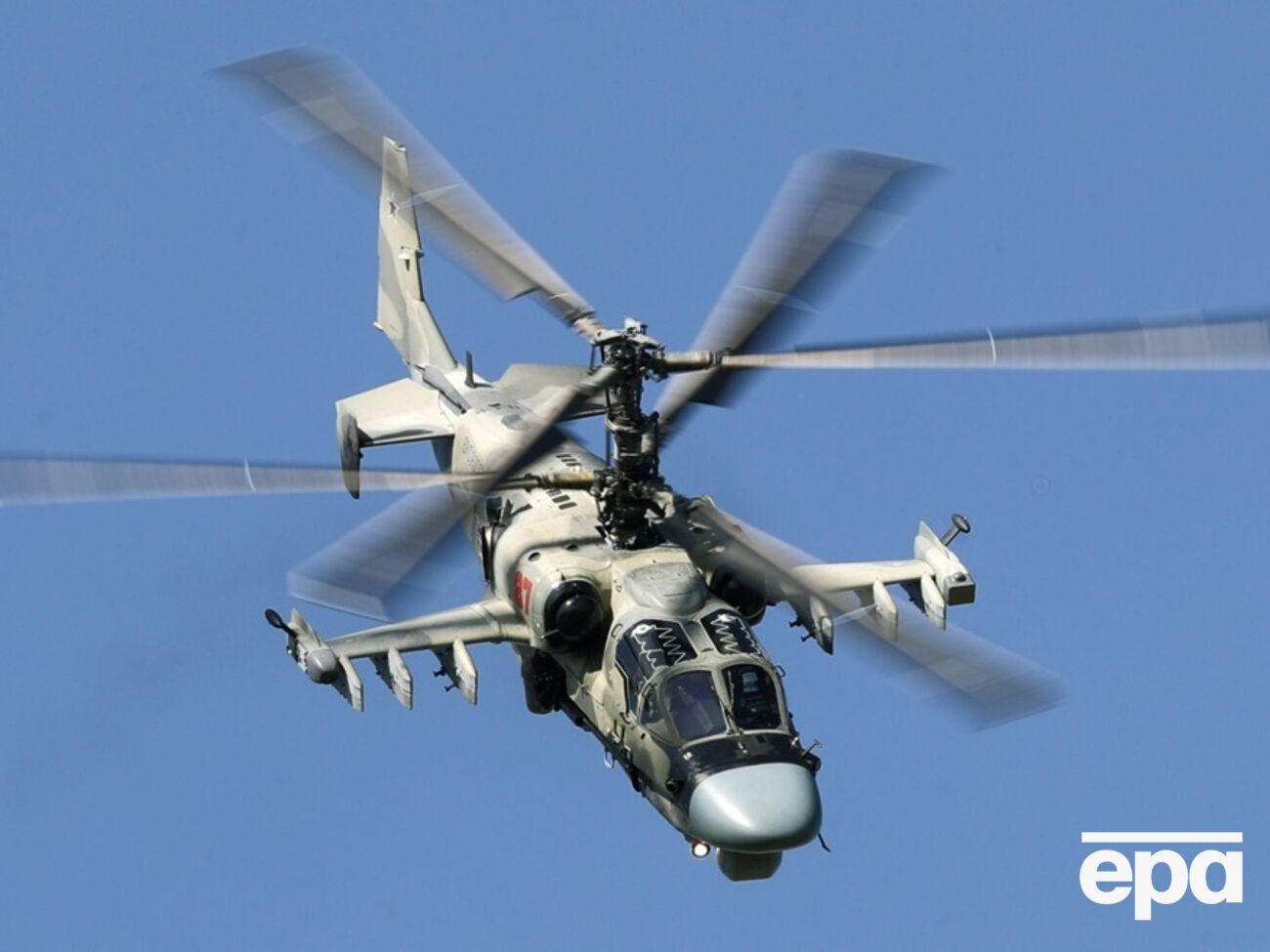 Стоимость одного вертолета Ка-52 составляет около $16 млн