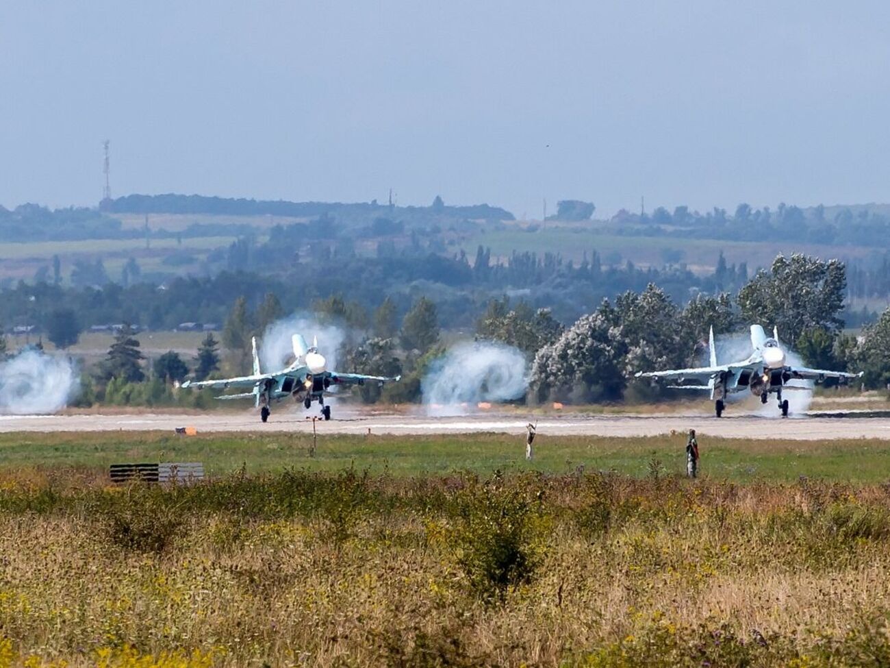 На Бельбеке зафиксировали возгорания