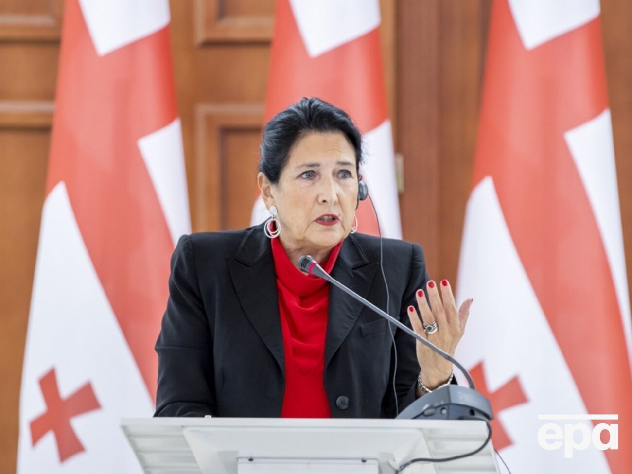 Вето на закон об "иноагентах" 18 мая будет передано в парламент Грузии, отметила Зурабишвили