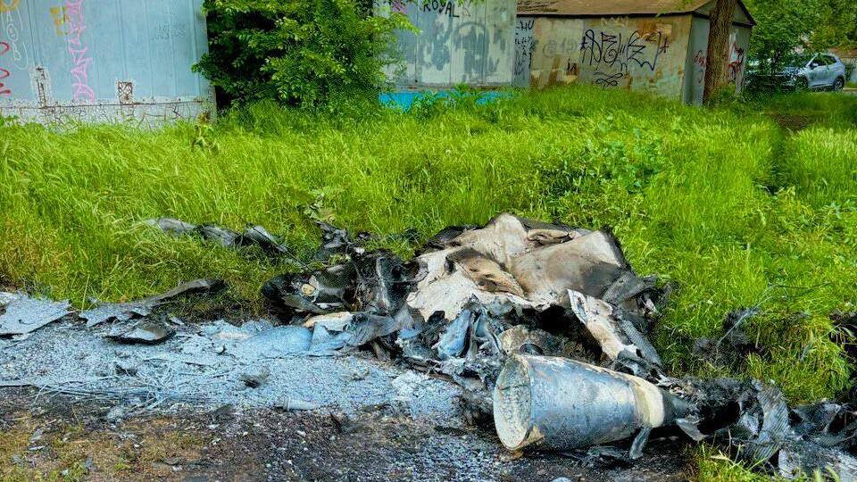 В Одессе упали обломки сбитого дрона Shahed