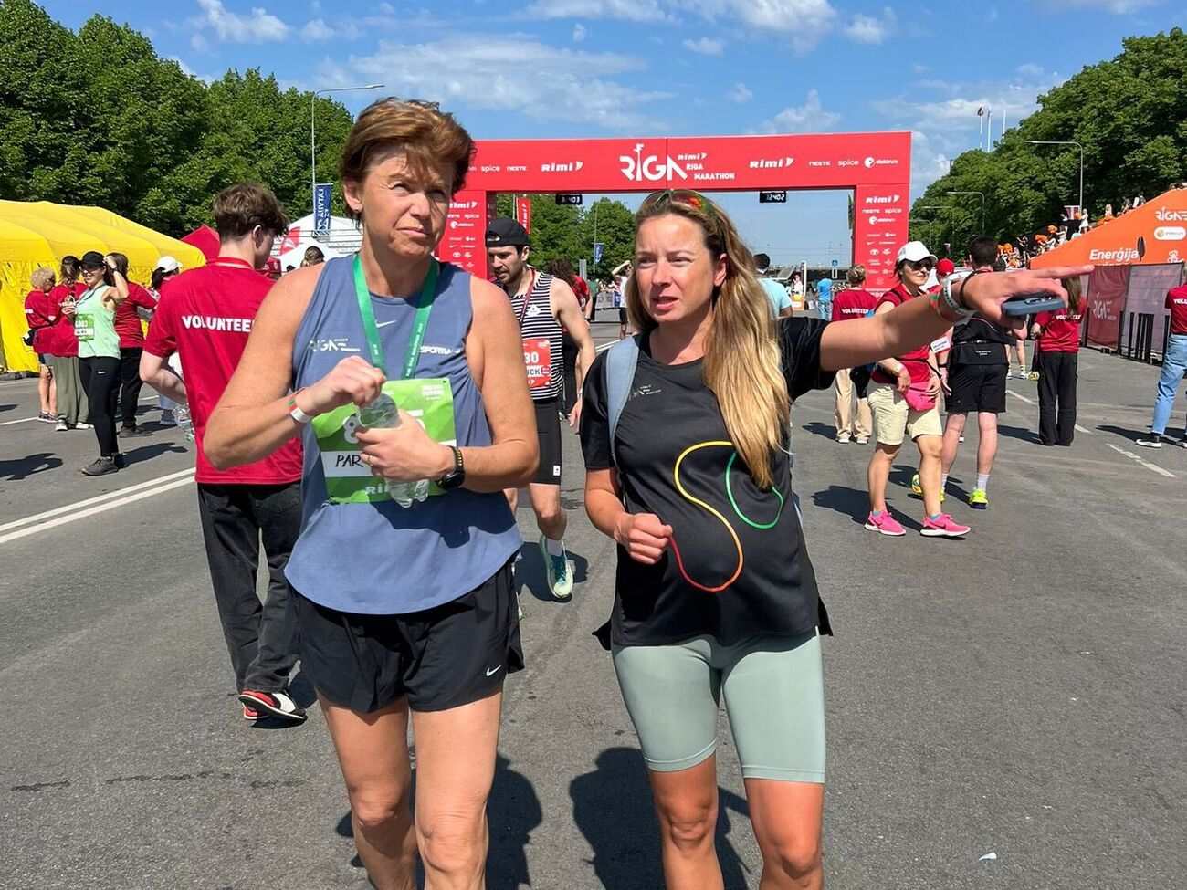 Браже сообщила, что пробежала 21 км