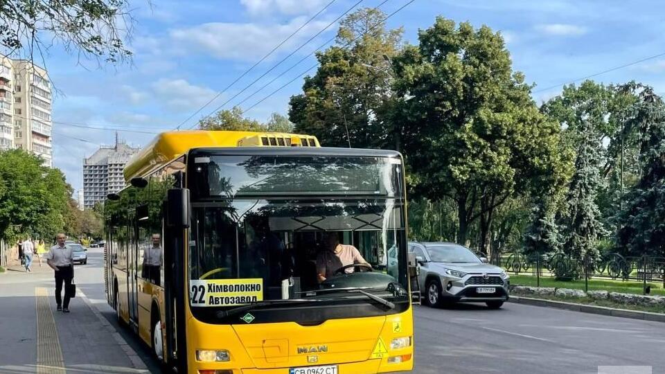 Відсьогодні в Чернігові частково зупинився рух громадського транспорту