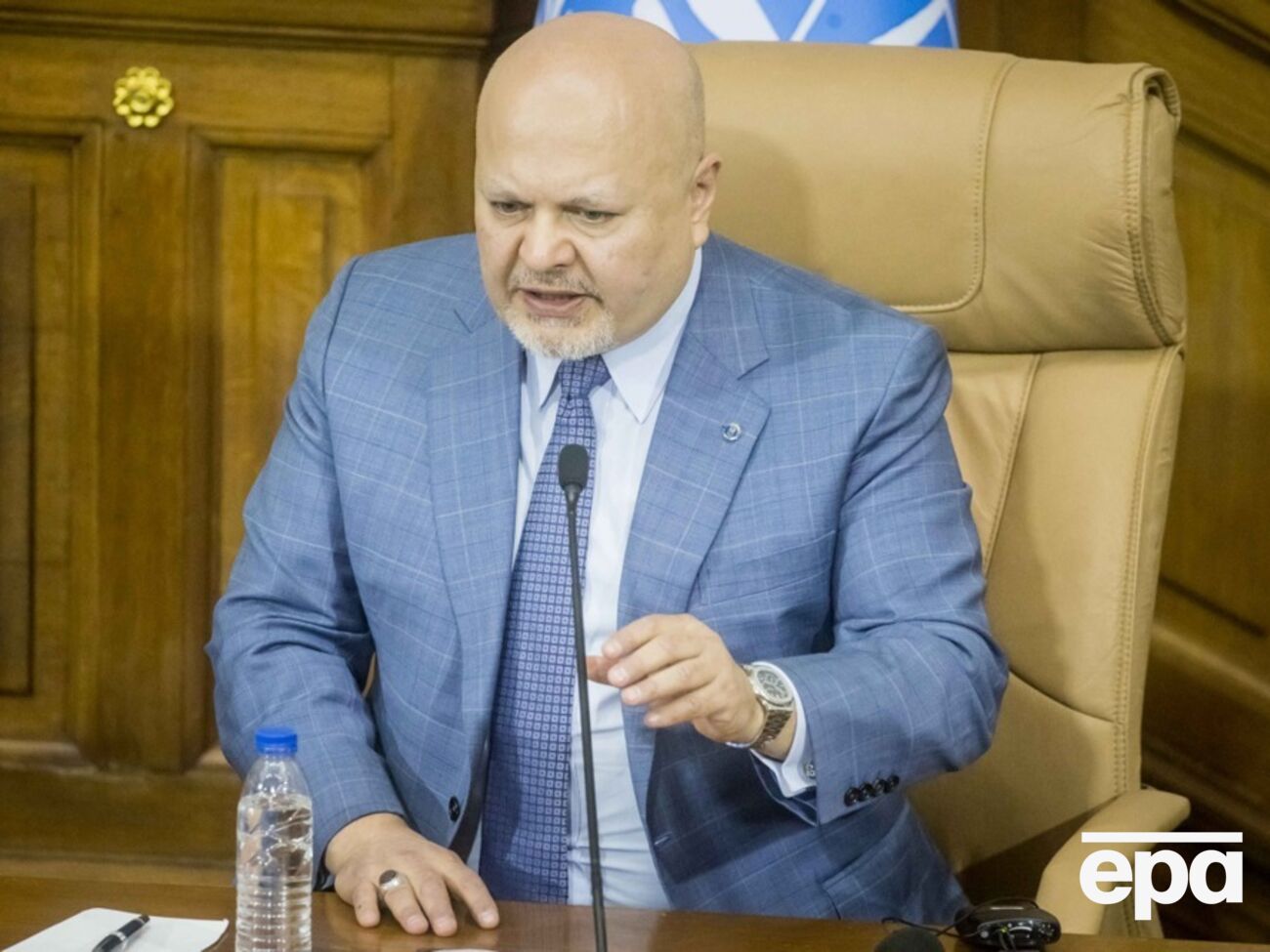 Франция и Бельгия отреагировали на заявление главного прокурора МУС Карима Хана (на фото) про ордеры на аресты