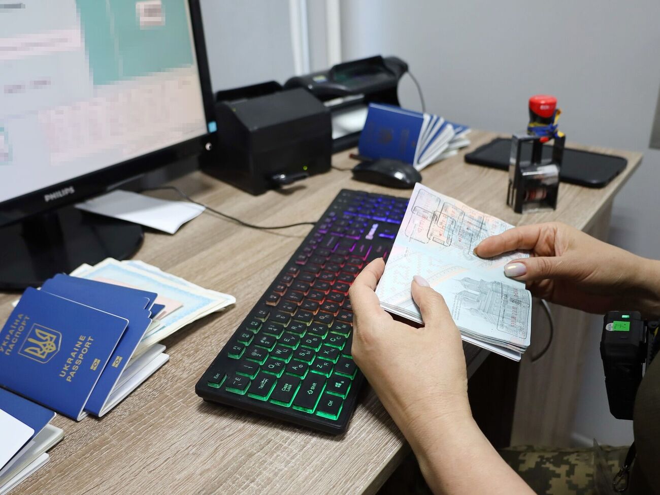 Сотрудники ГПСУ проверяют у военнообязанных лиц только бумажный документ с соответствующими отметками, выданный в ТЦК