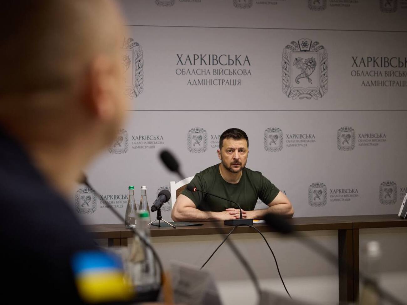 Зеленський заслухав доповіді про оборону області, зокрема на вовчанському напрямку