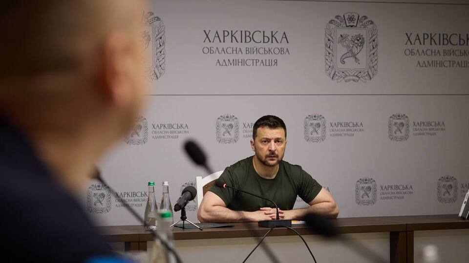 Зеленський заслухав доповіді про оборону області, зокрема на вовчанському напрямку