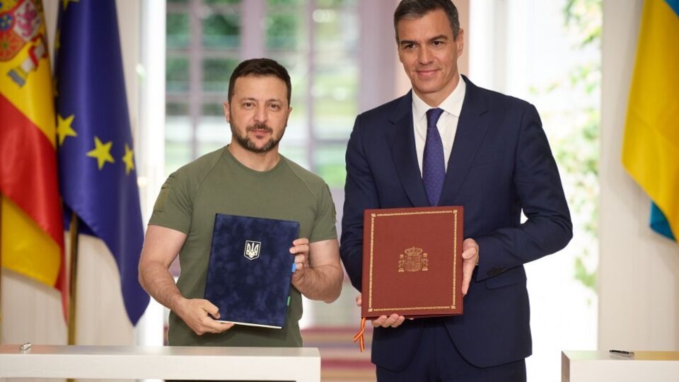 Зеленский и Санчес подписали соглашение о гарантиях безопасности между Украиной и Испанией