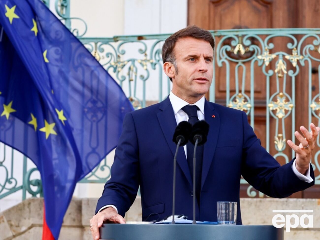 Макрон вважає, що Україна може бити по точках, із яких РФ випускає ракети по Україні