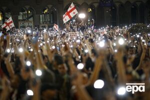 Увечері 3 травня у Тбілісі тривали протести