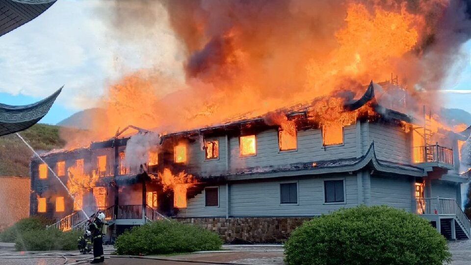 У резиденції, у якій виникла пожежа, Путін 2015 року приймав колишнього італійського прем'єра Берлусконі