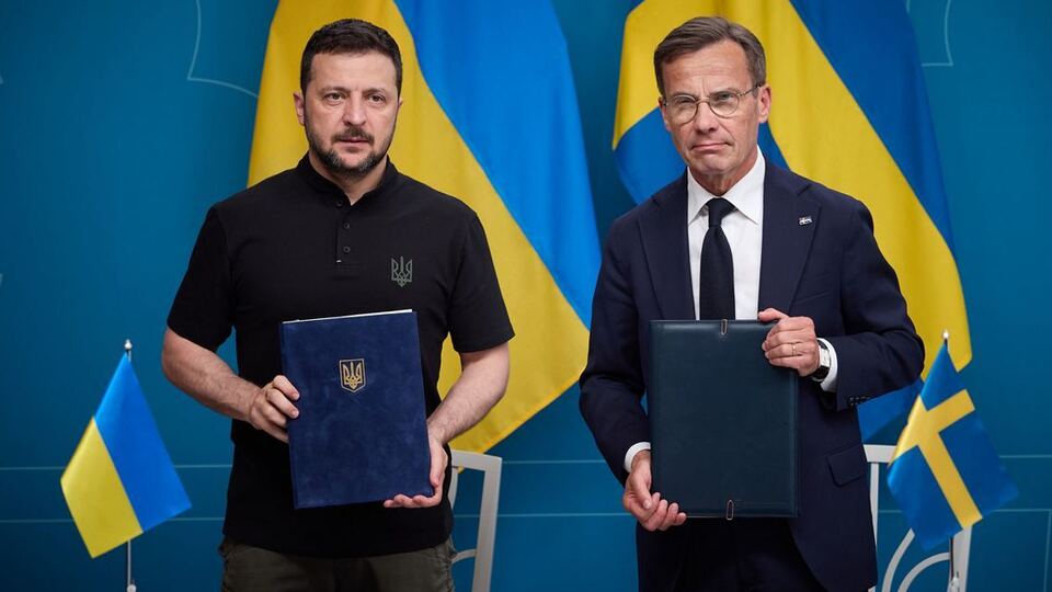 Зеленский и Кристерссон подписали соглашение о безопасности между Украиной и Швецией