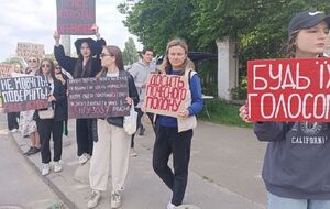 На акции призвали не забывать о пленных