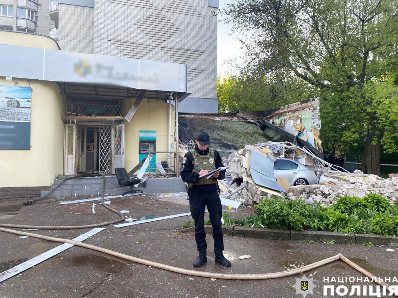 У будівлі ніхто не загинув і не постраждав