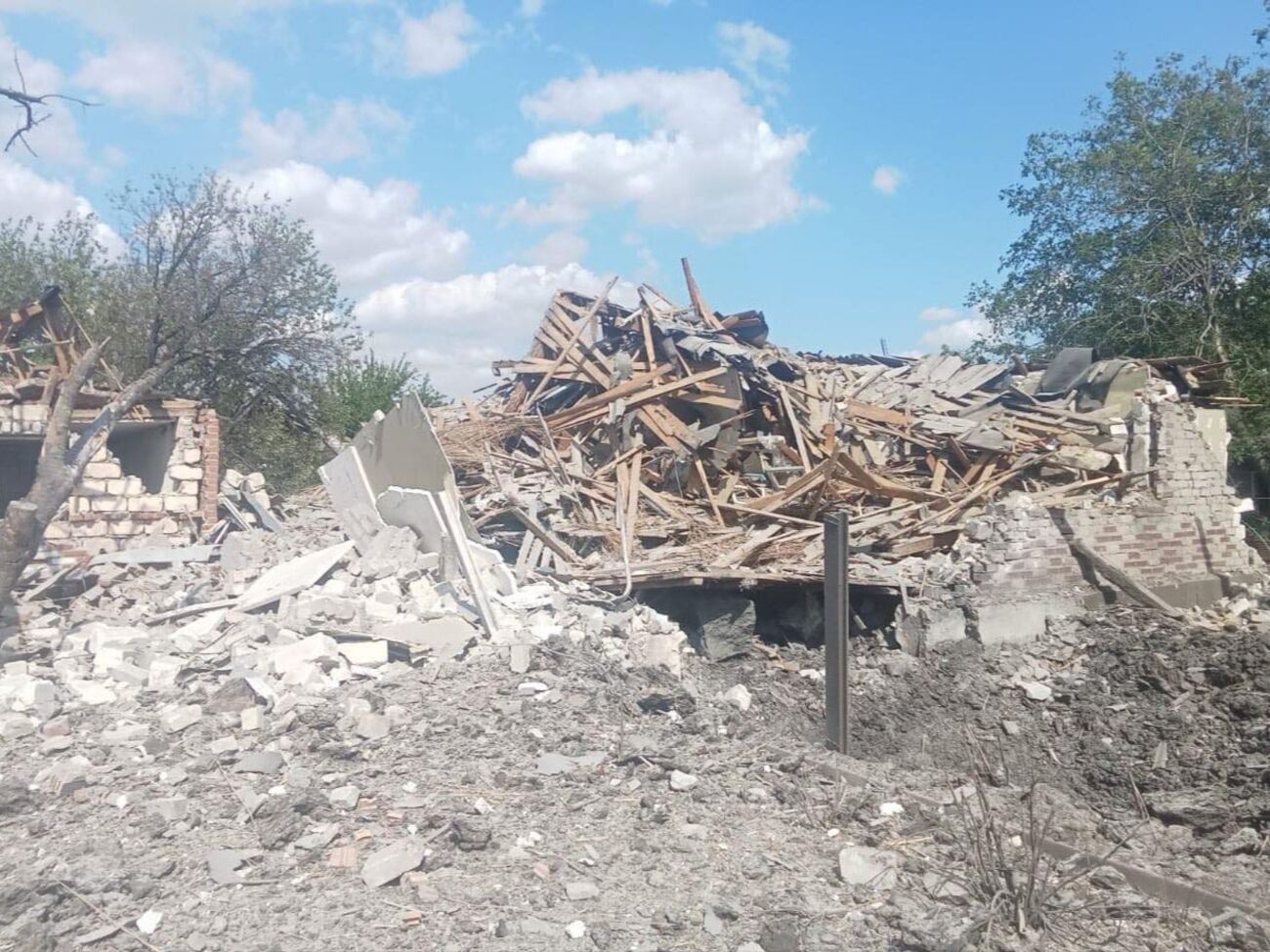 У Лимані знищено шість приватних будинків