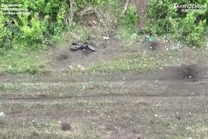 Для знищення мотоциклів росіян сили оборони України використали дрони-камікадзе