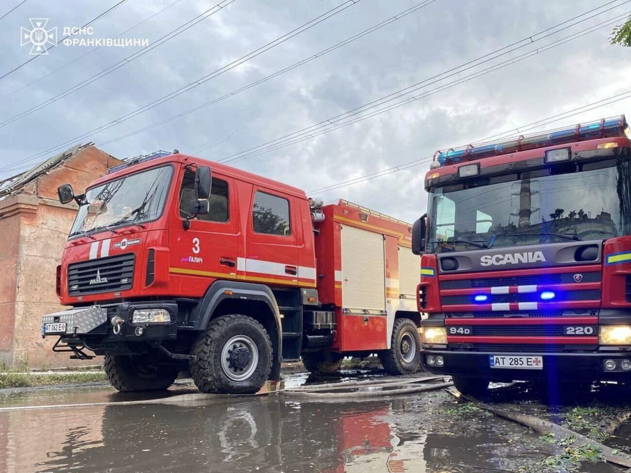 В Івано-Франківській області горів інфраструктурний об'єкт