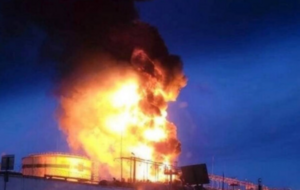 У російському порту Кавказ після ударів ракетами "Нептун" пошкоджено нафтовий термінал, зазначають "Схеми"