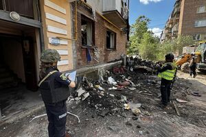 Одна російська ракета в ніч проти 31 травня влучила у п'ятиповерховий житловий будинок у Харкові