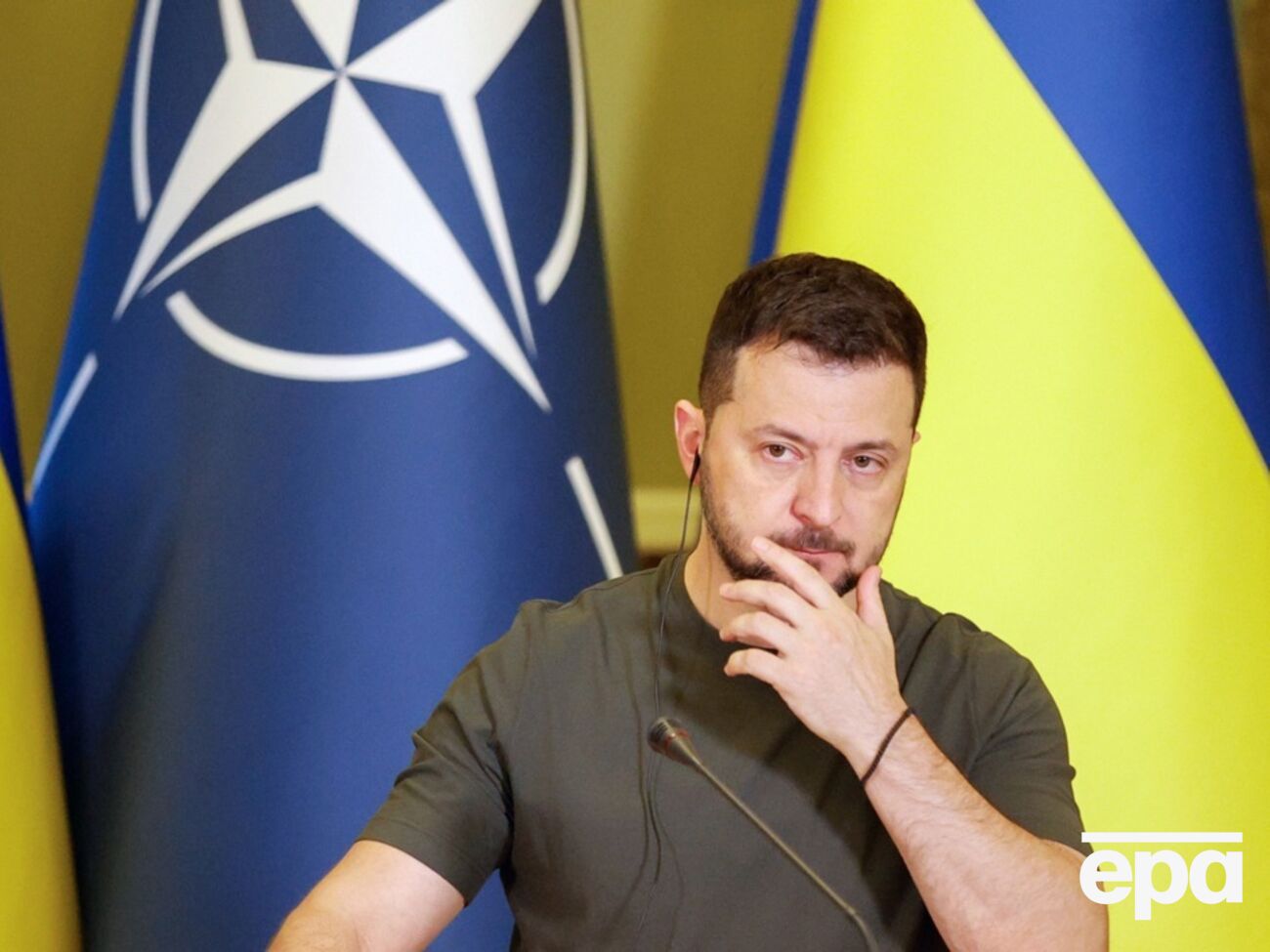 Важно, чтобы не только Украина поднимала вопрос своего членства в НАТО, отметил Зеленский