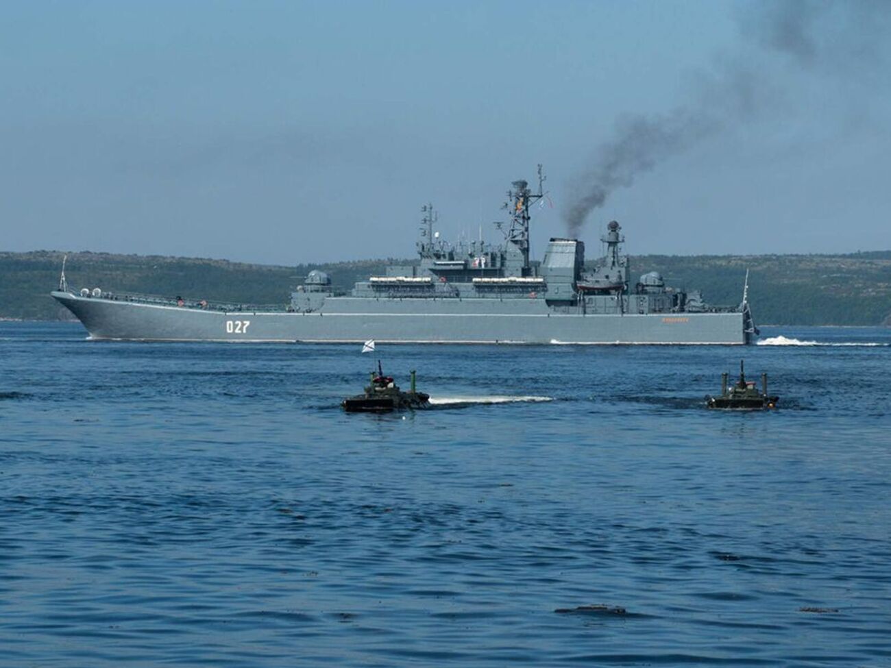 В Азовському морі могли знищити російський ВДК, який перекинули сюди на навчання з Новоросійська