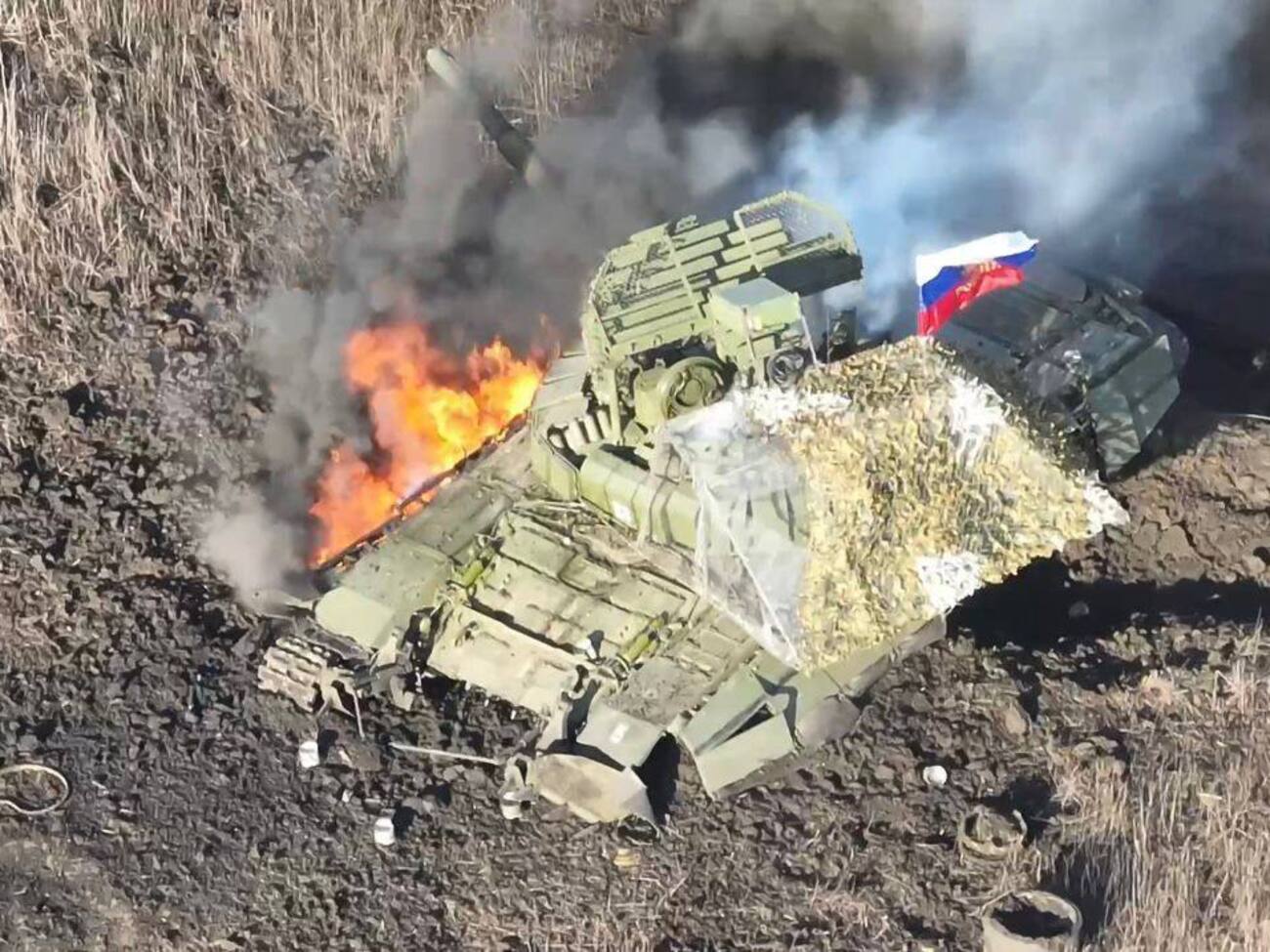 В одном бою под Красногоровкой ВСУ подбили несколько единиц техники оккупантов