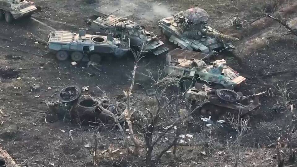 Генштаб подвел итог боевых суток: десятки единиц подбитой бронетехники ВС РФ