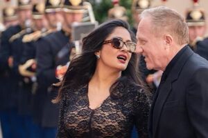 Гаєк вийшла на люди із чоловіком