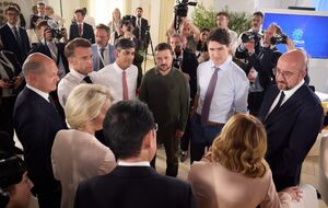 Зеленский на саммите G7 сообщил о необходимости "четкого плана" восстановления Украины