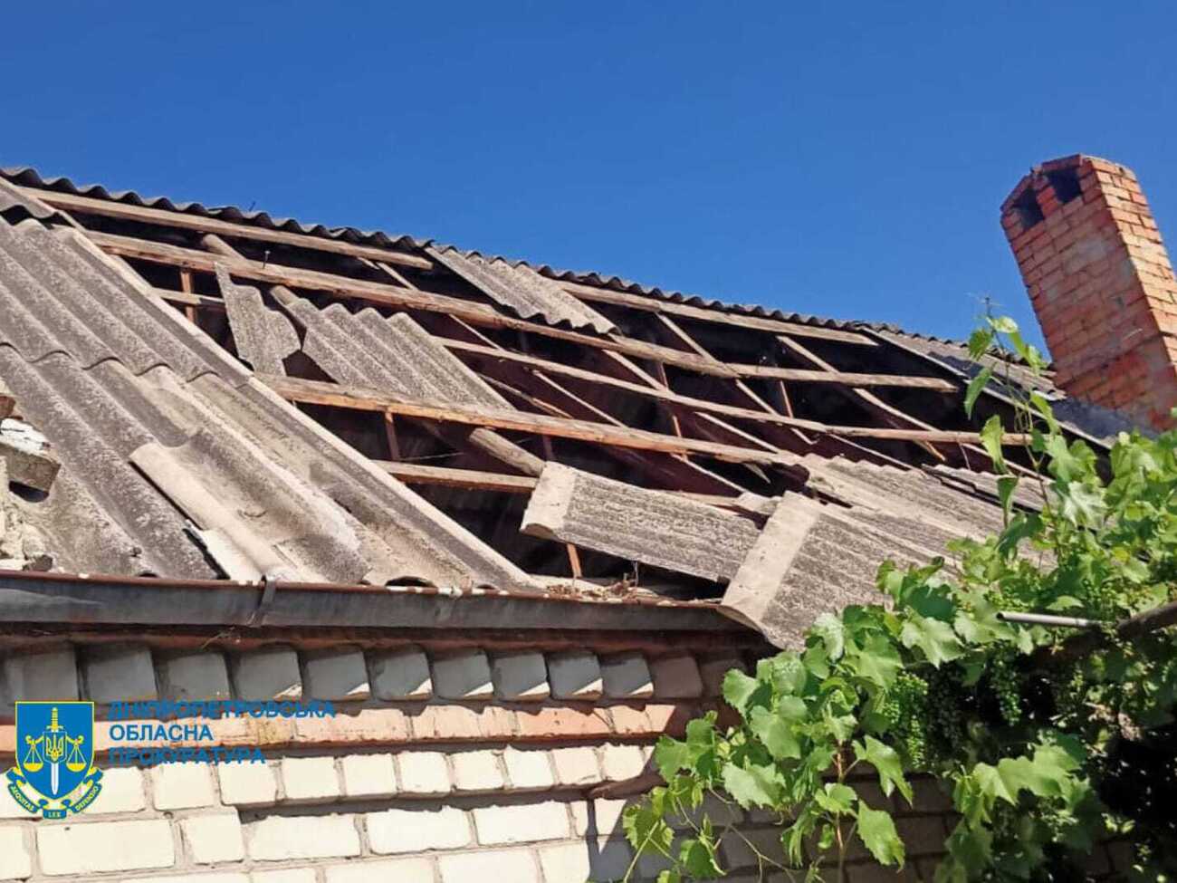 Через російську ракетну атаку в Новомосковську пошкоджені 91 приватний будинок, п'ять навчальних закладів, газова інфраструктура, зазначили в ОВА