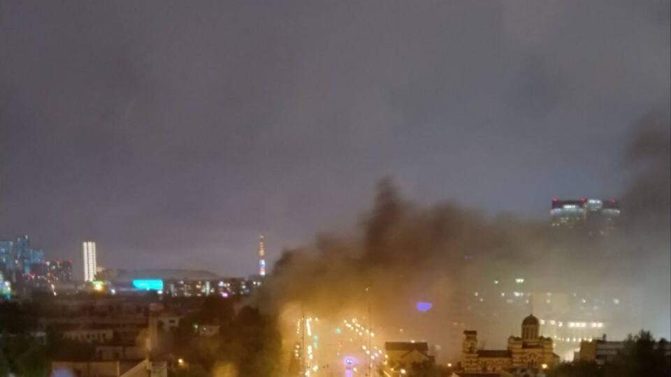 Увечері 13 червня на півночі Москви сталася пожежа