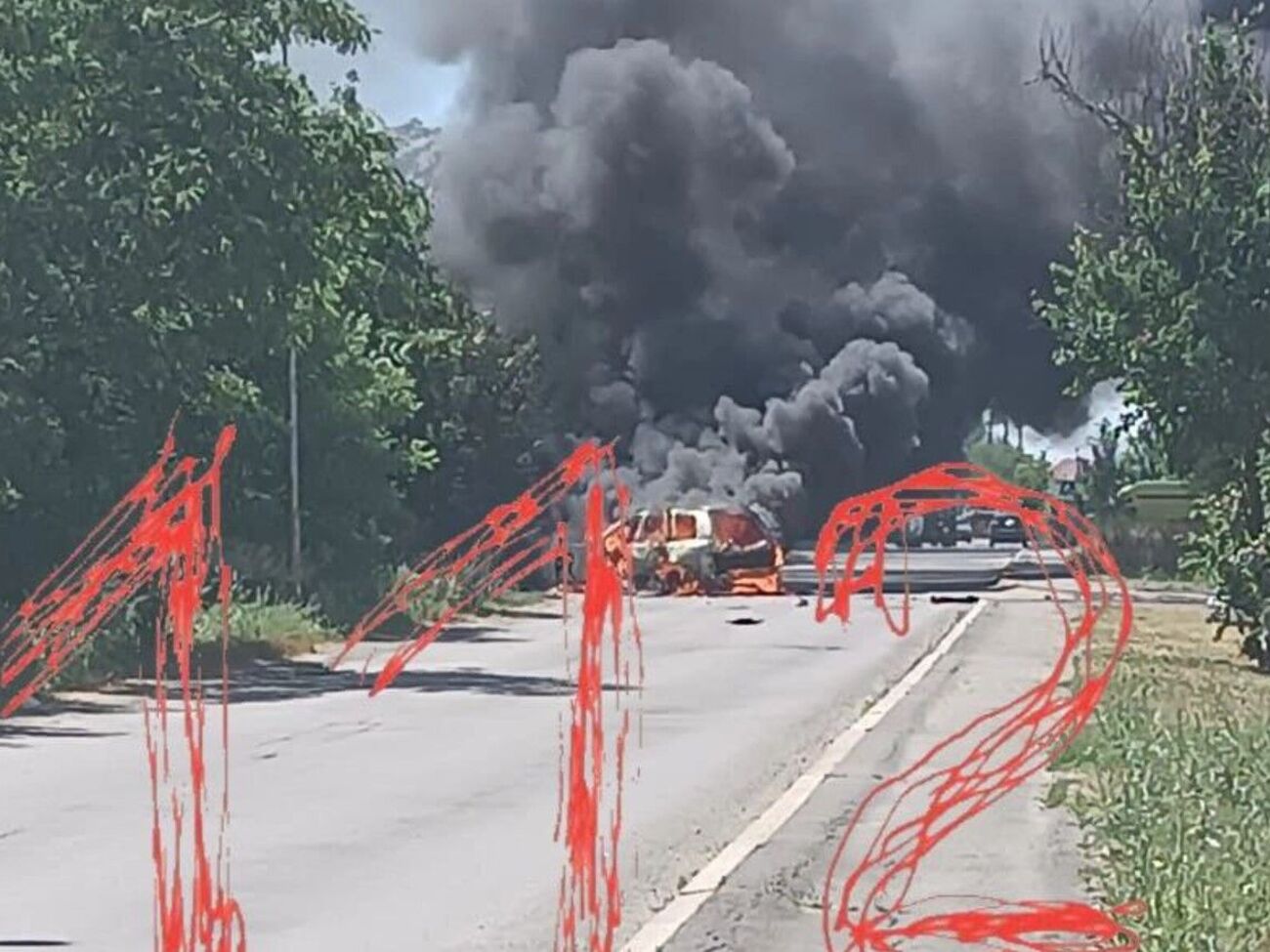 Вадим Собеский успел выпрыгнуть из автомобиля, перед тем как тот взорвался