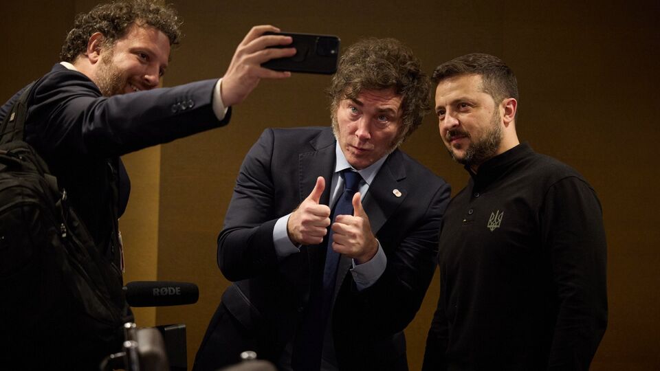 Милей и Зеленский провели встречу в Швейцарии