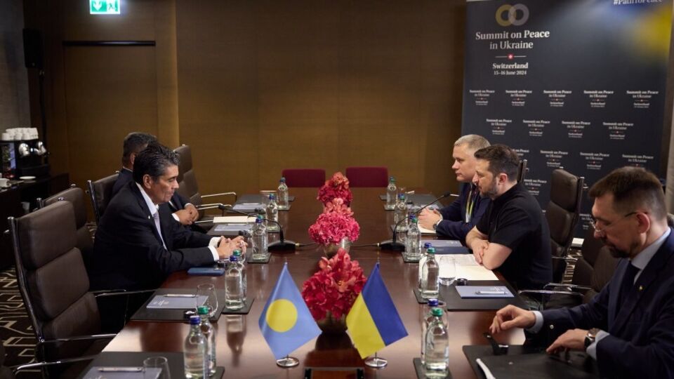 Зеленский встретился с президентом Палау