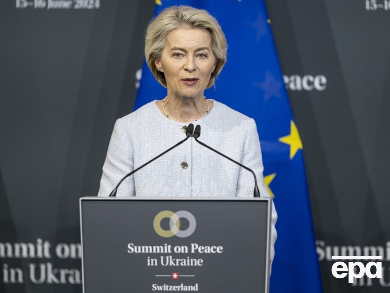 Ляєн: Долучити Росію до мирних зусиль настане час тоді, коли вона скаже, що готова до миру, спираючись на Статут ООН