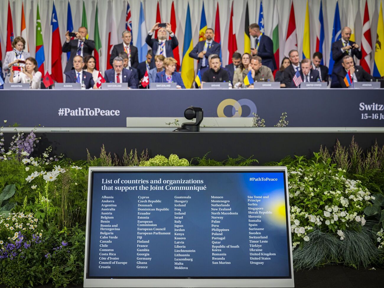 Итоговое коммюнике саммита мира в Швейцарии поддержали 80 стран и четыре международные организации