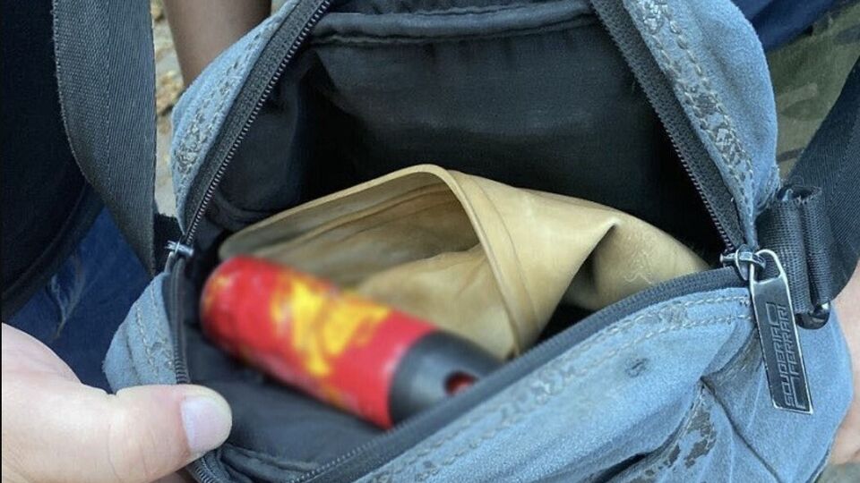 Полиция изъяла газовый баллончик