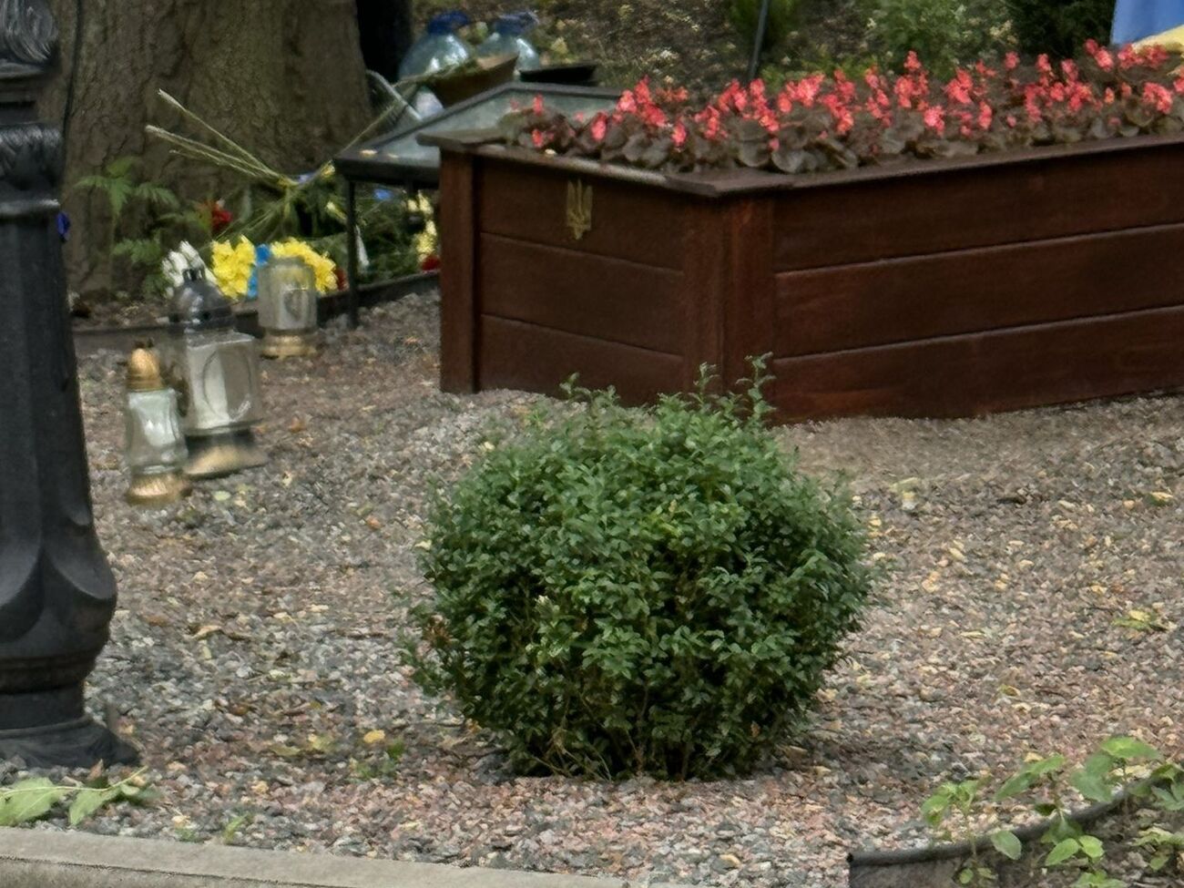 Неизвестные разгромили могилы украинских военных