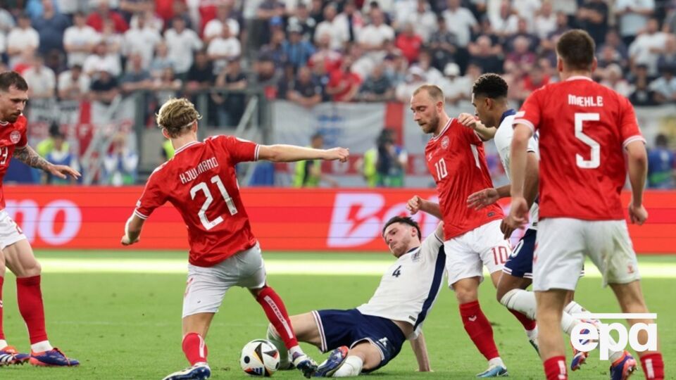 Англія й Данія грали у Франкфурті-на-Майні