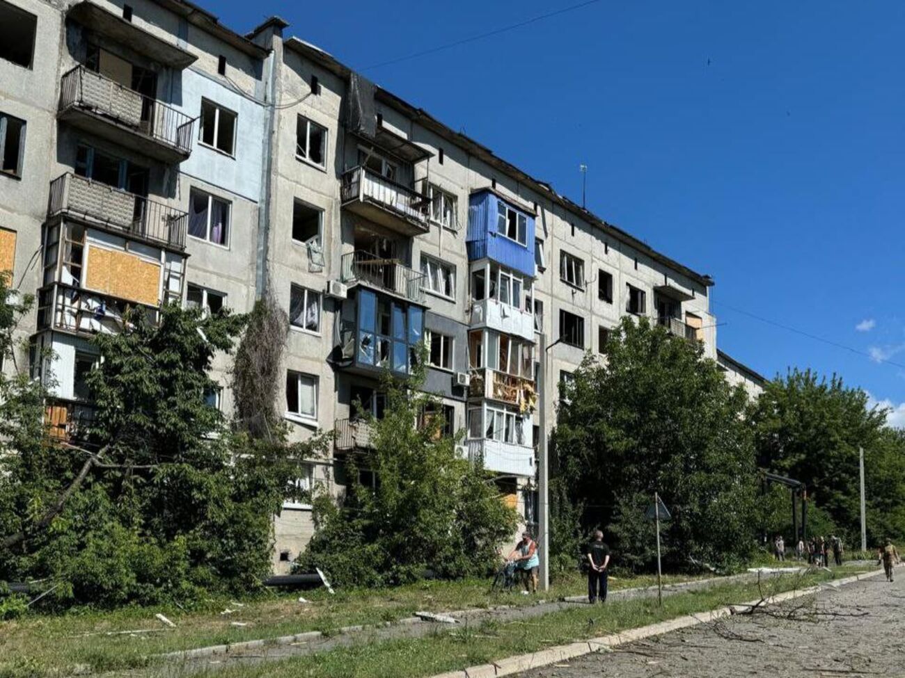В ОВА показали наслідки удару РФ по Селидовому 21 червня