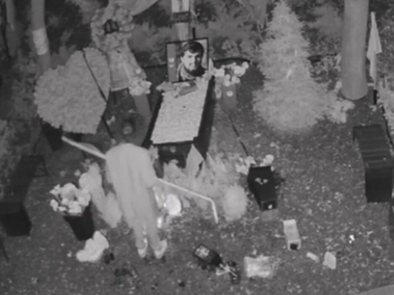 Инцидент попал на камеры наблюдения