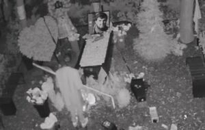 Инцидент попал на камеры наблюдения